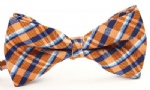 grid silk bowties